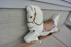 Antique Vintage Miracle Equipment Co Childs Ride Carousel Horse Nice Condition