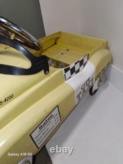 Antique Vintage-Taxi Cab Metal Pedal Car Instep City Taxi