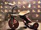 Antique Vintage Tricycle 1940's Loop Handlebar Solid Red Wheels Pat Applied For