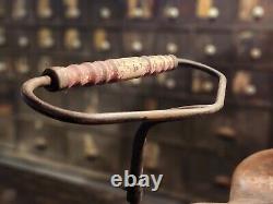 Antique Vintage Tricycle 1940's Loop Handlebar Solid Red Wheels Pat Applied For