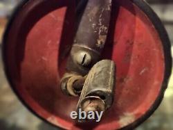Antique Vintage Tricycle 1940's Loop Handlebar Solid Red Wheels Pat Applied For