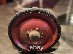 Antique Vintage Tricycle 1940's Loop Handlebar Solid Red Wheels Pat Applied For