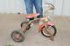 Antique Vintage Western Flyer Metal Child's Tricycle 3 Wheel Bicycle Pedal Car