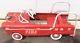 Antique Vtg 50s Pedal Car Fire Truck Classic Toy Childrens Engine Kids Toddler