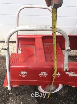 Antique Vtg 50s Pedal Car Fire Truck Classic Toy Childrens Engine Kids Toddler