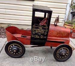 Antique/vintage Garton Casey Jones Cannonball Express No. 9 Pedal Car