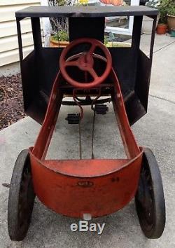 Antique/vintage Garton Casey Jones Cannonball Express No. 9 Pedal Car