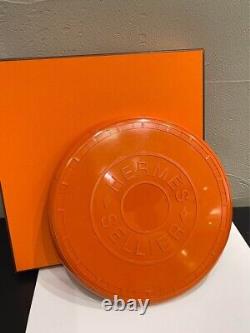 Authentic Hermes Vintage Frisbee Orange