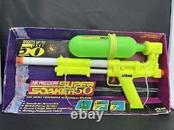 BRAND NEW Vintage Larami Air Pressure Super Soaker 50 Sealed NIB Water Gun