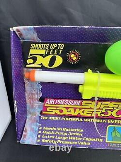 BRAND NEW Vintage Larami Air Pressure Super Soaker 50 Sealed NIB Water Gun