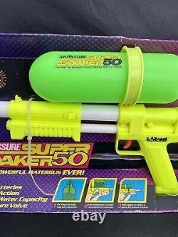 BRAND NEW Vintage Larami Air Pressure Super Soaker 50 Sealed NIB Water Gun