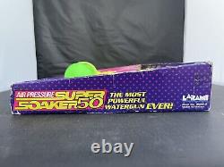 BRAND NEW Vintage Larami Air Pressure Super Soaker 50 Sealed NIB Water Gun