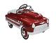 Burgundy Red Comet Pedal Car Kids Childs Ride On Toy Vintage Antique Style