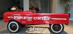 Big Chief Pedal Fire Engine by AMF pedal Truly Vintage NEW PRICE