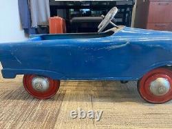 Blue 1950s Vintage Murray Pedal Car (Child's Toy)