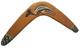 Boomerang Australian Dennis Bobongie wooden Kangaroo vintage