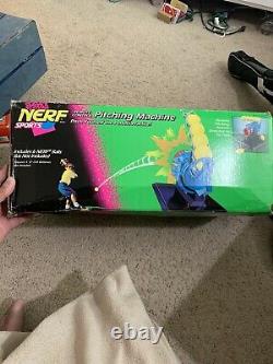 Brand New Vintage Nerf Sports Pitching Machine Remote Control Ultra Rare 1996
