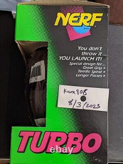 Brand NewithExtremely Rare/Vintage 1991 Nerf Turbo II Football by Kenner