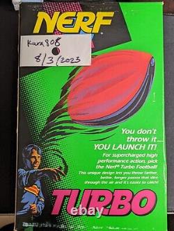 Brand NewithExtremely Rare/Vintage 1991 Nerf Turbo II Football by Kenner