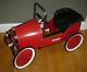 Buddy L Red Steel Pedal Car Vintage Retro Style Ride On In Very Rare
