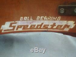COLLECTORS! Vintage Pedal Car Ball Bearing Speedster