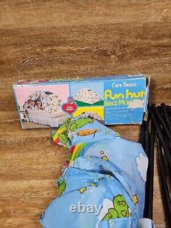 Care Bears Fun Hut Vintage 1985 Indoor Outdoor Bed Play Tent (Read)
