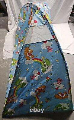 Care Bears Fun Hut Vintage 1985 Indoor Outdoor Bed Play Tent (Read)
