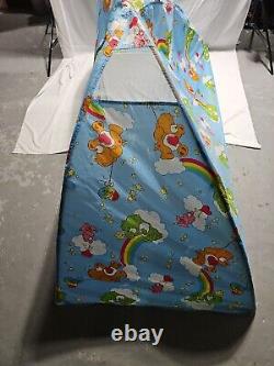 Care Bears Fun Hut Vintage 1985 Indoor Outdoor Bed Play Tent (Read)