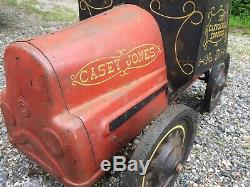 Casey Jones Cannonball Express #9 Pedal Car Vintage Train Railroad Engine RR Toy