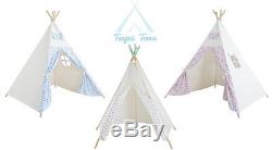Childrens Teepee Tents. Kids Premium Tipi Wigwam Play house By Integrity Co