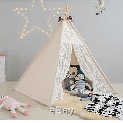 Childrens Teepee Tents. Kids Premium Tipi Wigwam Play house By Integrity Co