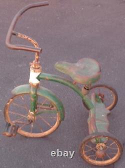 Collectible Antique All Steel Child's Tricycle OLD COLLECTIBLE TRIKE GREAT