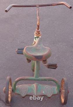 Collectible Antique All Steel Child's Tricycle OLD COLLECTIBLE TRIKE GREAT