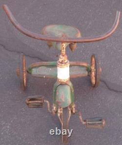 Collectible Antique All Steel Child's Tricycle OLD COLLECTIBLE TRIKE GREAT