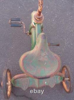 Collectible Antique All Steel Child's Tricycle OLD COLLECTIBLE TRIKE GREAT