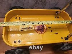 Collectible RARE! 60s Vintage Yellow MTD Toddler Kart Fold Out Handle