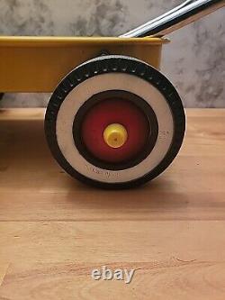 Collectible RARE! 60s Vintage Yellow MTD Toddler Kart Fold Out Handle