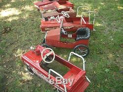 Collection- 5 Full Size Vintage Pedal Cars- Garton, Murray, Amf, Etc, L@@k