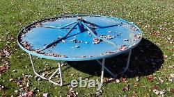 Complete Vintage 1970's Steel Playground Play Park 8 Foot Merry Go Round Working