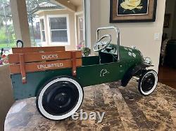 DUCKS UNLIMITED Uber RARE 1937 Peddle Car TRUCK Amazing New Old Stock Vintage