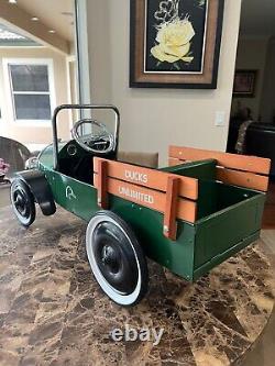 DUCKS UNLIMITED Uber RARE 1937 Peddle Car TRUCK Amazing New Old Stock Vintage