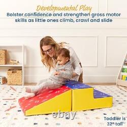 ECR4Kids Softzone Little Me Climb and Slide Toddler Playset Assorted 2-Piece