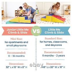 ECR4Kids Softzone Little Me Climb and Slide Toddler Playset Assorted 2-Piece