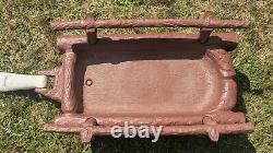 EXTREMELY RARE Vintage Hanna Barbara Flintstones Ride On Flint Wagon 1970s