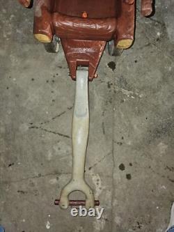 EXTREMELY RARE Vintage Hanna Barbara Flintstones Ride On Flint Wagon 1970s