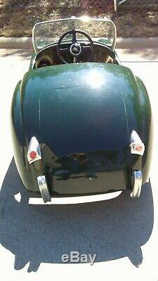 Early 50's Vintage Jaguar XK120 Pedal Car. Extremely Rare. Authentic. Made In UK