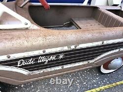 Early Murray Dude Wagon Pedal Car Vintage 1960 Very Good Original Condition