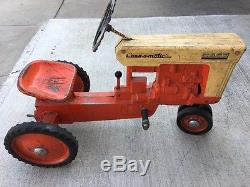 Eska Case 800 Pedal Tractor Case-o-Matic Vintage Rare