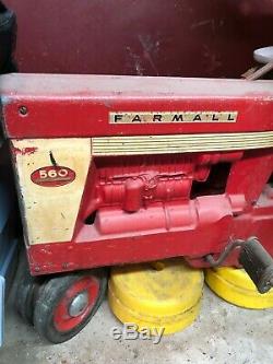 Eska Vintage 1950s Farmall International Harvester Pedal Tractor 560 Original