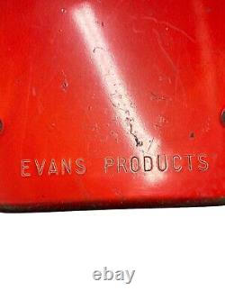 Evans Products Red White Tricycle 1950 Vintage